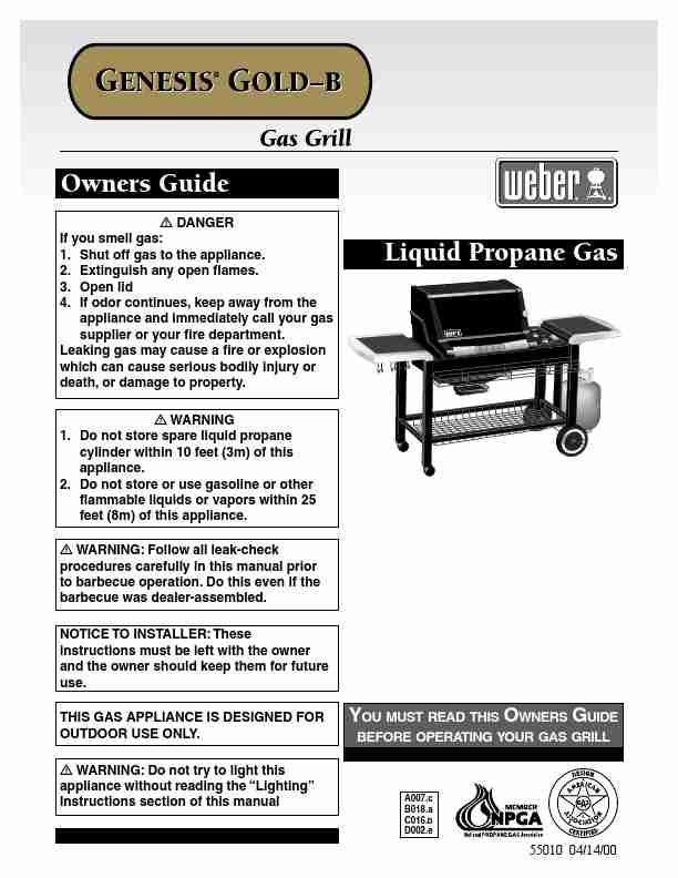 Weber Gas Grill Gold B-page_pdf